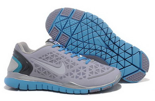 2012 Nike Free Run Tr Fit Men Shoes Grey Blue Discount Code